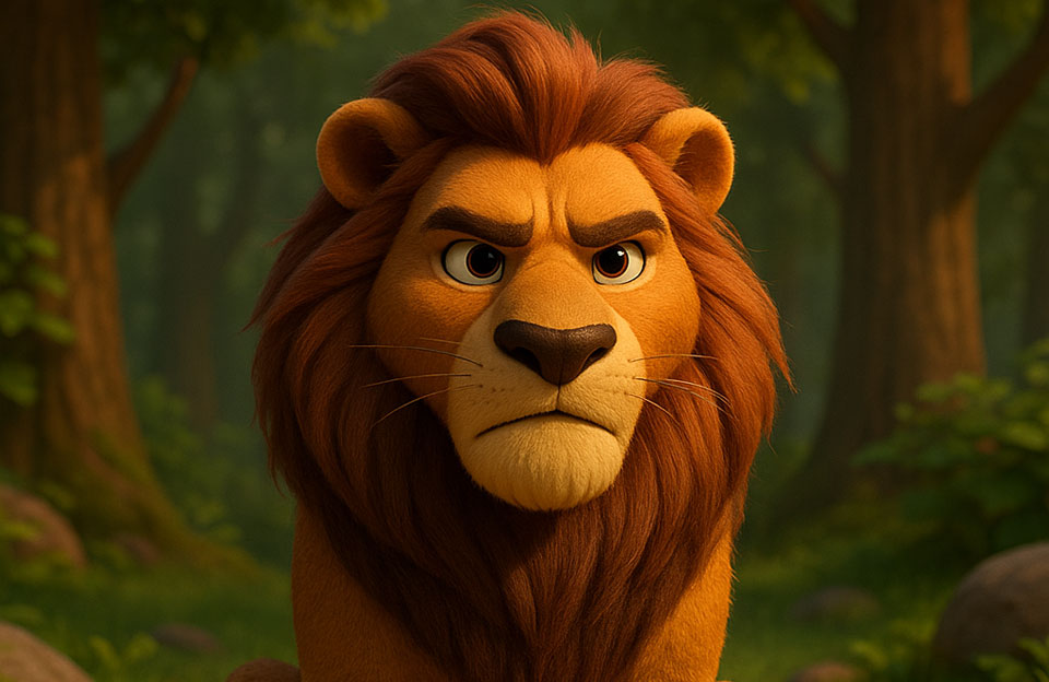 Cesur Aslan ve Ormanın Gücü Masalı